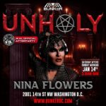 Nina Flowers Instagram - Looking forward to joining forces with Kinetic Presents in DC for KINK during MAL weekend. See you guys at BUNKER DC Sunday morning 😎