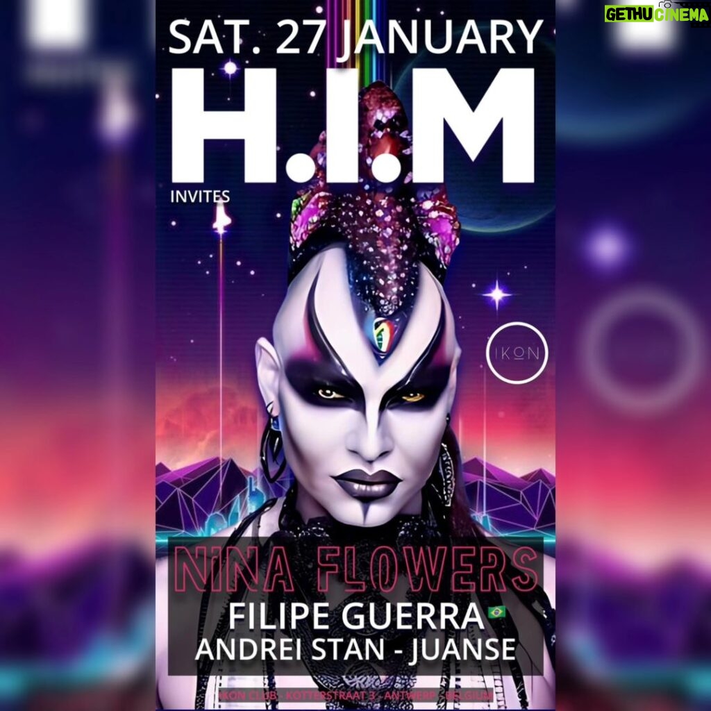 Nina Flowers Instagram - Amigos, I'm very excited to share that I'll be headlining for the first time at H.I.M in Belgium next to Filipe Guerra, Andrei Stan, and Juanse. This destination and event have been on my list of places to visit and it's finally happening. I know some of you would be very happy for me so I had to share the big news 🥰 Happy Friday everyone. Enjoy your weekend!😘
