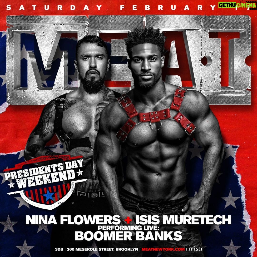 Nina Flowers Instagram - Very excited to return to my home in NY, MEAT - NYC Underground Party ๐ This year I'm back in NY with 4 dates including Pride Festival ๐คธ Can't wait for it!! Tickets at meatnewyork.com and pridefest24.com