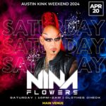 Nina Flowers Instagram - We are proud to announce Nina Flowers, as the DJ of our main party Saturday Night! ! The theme of the event will be “Twisted Gear, An Apocalyptical Affair”! Our decoration will be end of the world, zombies, mad max. We highly recommend dressing appropriately 🔥 Party Details: 📍 Location: Secret Warehouse 🕘 Time: 10:00pm - 2:00am 🗓️ Date: April 20th, 2024 Austin Kink Weekend Event Details: 🗓️ April 18th-21st, 2024 📍 Austin, Texas 🎟️ Early Bird Passes: $95 All classes and contests will have an ASL interpreter. #AKW2024 #AustinKinkWeekend #GayAustin #TexasLeather #TexasPup #TexasHandler #ninaflowers