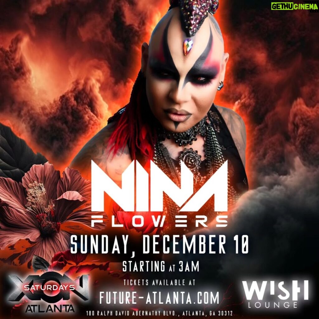 Nina Flowers Instagram - This weekend I'm returning to my home in Atlanta and one of my favorite AfterHours, #XionAtlanta