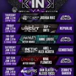 Nina Flowers Instagram - Excited about starting the year with this amazing weekend by @kineticpresents and all these talented artists 💙 Tickets at www.kineticpresents.com