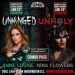 Nina Flowers Instagram - Prepare yourselves for the official MAL afterparties with DJs Anne Louise and Nina Flowers at BUNKER! 😈 At Friday’s UNHINGED, experience the DC debut of international Brazilian DJ Anne Louise.  At Saturday's debaucherous UNHOLY, DJ Nina Flowers makes her BUNKER afterparty debut.  VIP Combo passes available now at www.bunkerdc.com