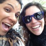 Nina Morena Instagram - #tbt Eu e Margot @margot2181 Happy and young in 2013 in good old NYC! 🗽 Te amo e saudade sempre, Moomoo! New York, New York