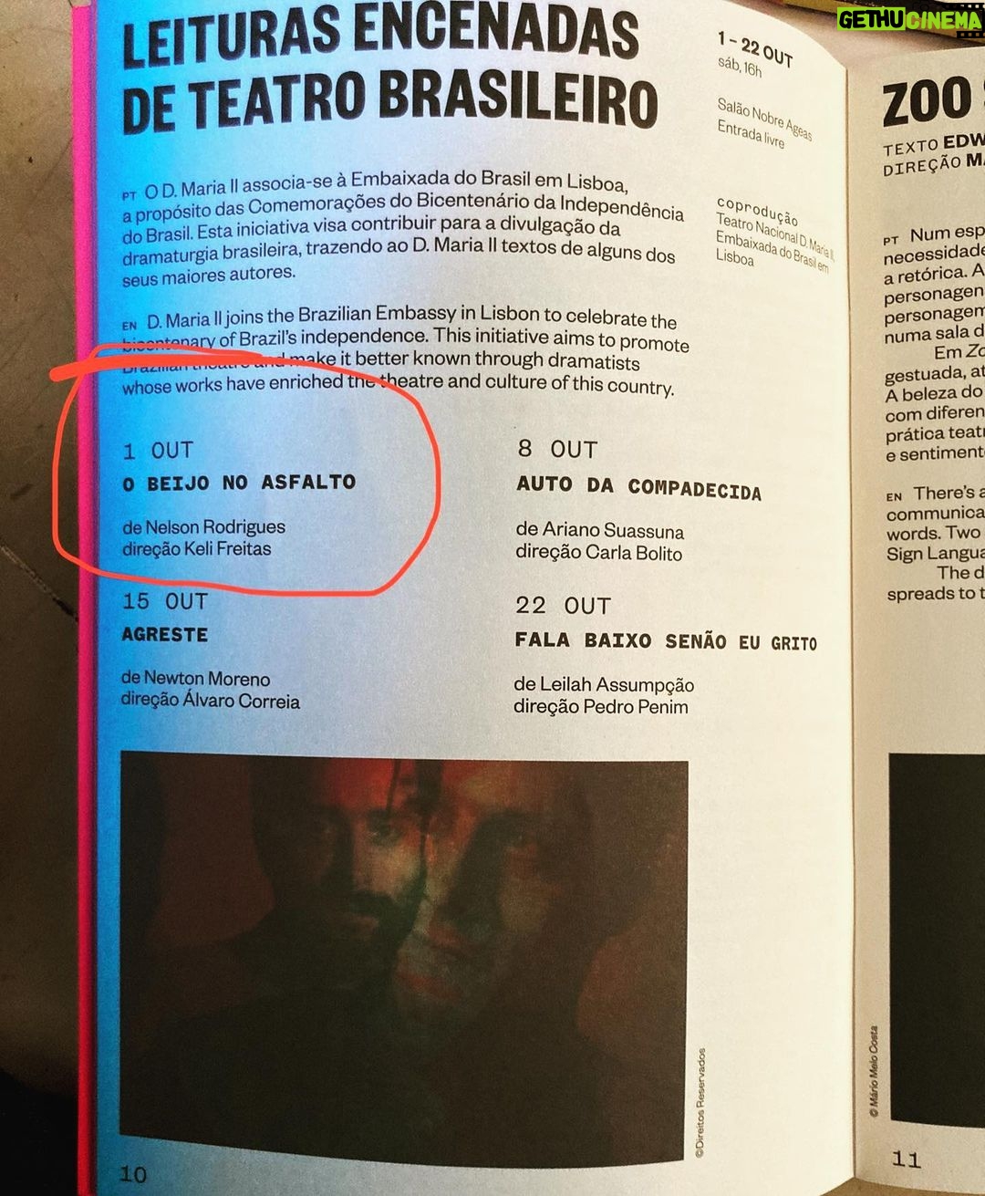 Nina Morena Instagram - Manhê, olha ai do céu eu no @tndmii!!!!! Obrigada @freitaskeli por realizar meus sonhos! ♥️ Amanhã, dia 1/10 as 16:00. Venham!!!! Teatro Nacional D. Maria II