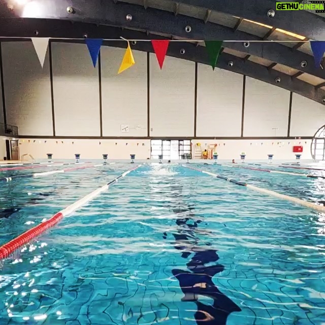 Nina Morena Instagram - Morrendo e vencendo, lentamente a velha medalhista retoma a forma física. Obrigada, @hammond23! Go, Nina, go! 🦋🏊🏻‍♀️ Estádio Universitário de Lisboa