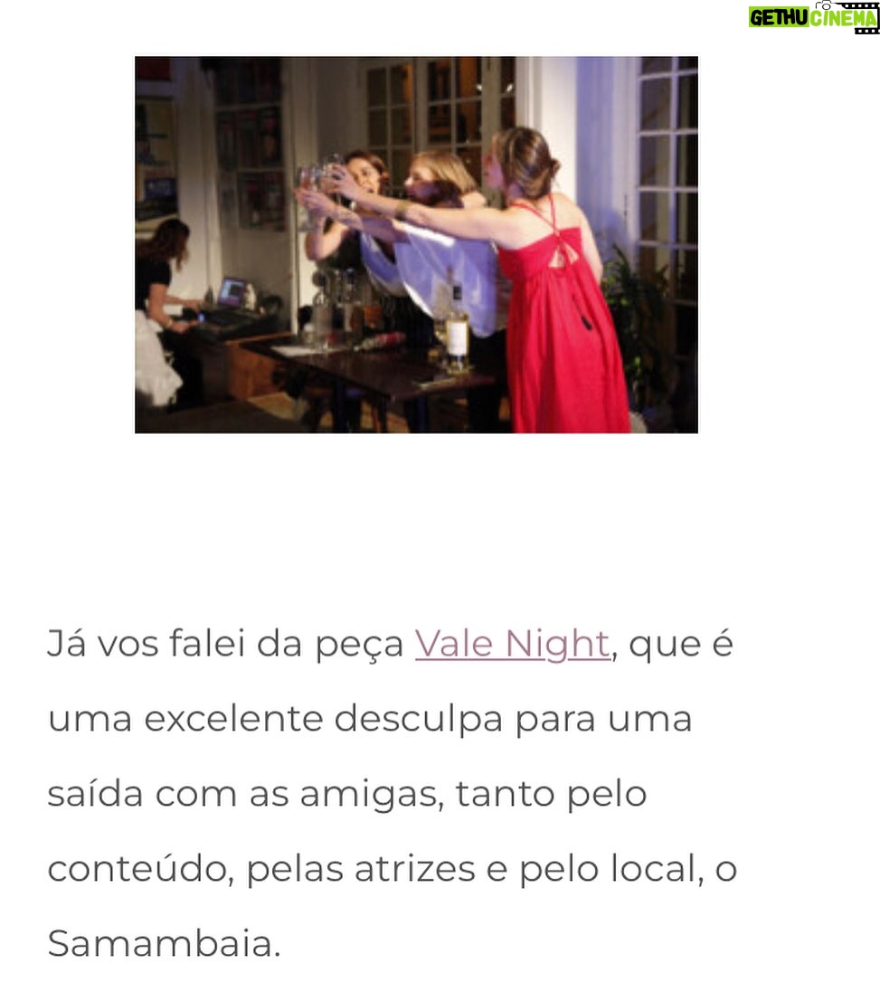 Nina Morena Instagram - A @silviareis.blog entrevistou nossa atriz e diretora @diana.herzog para o seu blog. Onde falaram sobre a vida, maternidade, similaridades entre o texto e a realidade. Foi uma troca ótima! Colocamos um pouco da conversa aqui, para ler na íntegra clica no link no perfil da nossa página. Lembrando que essa semana é a penúltima, só mais 3 apresentações. 19, 25 e 26 às 20:00hs no @samambaia.bar Reservas inbox ou pelo email teatrovalenight@gmail.com Só vem!