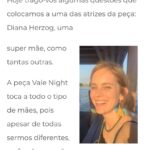 Nina Morena Instagram - A @silviareis.blog entrevistou nossa atriz e diretora @diana.herzog para o seu blog. Onde falaram sobre a vida, maternidade, similaridades entre o texto e a realidade. Foi uma troca ótima! Colocamos um pouco da conversa aqui, para ler na íntegra clica no link no perfil da nossa página. Lembrando que essa semana é a penúltima, só mais 3 apresentações. 19, 25 e 26 às 20:00hs no @samambaia.bar Reservas inbox ou pelo email teatrovalenight@gmail.com Só vem!