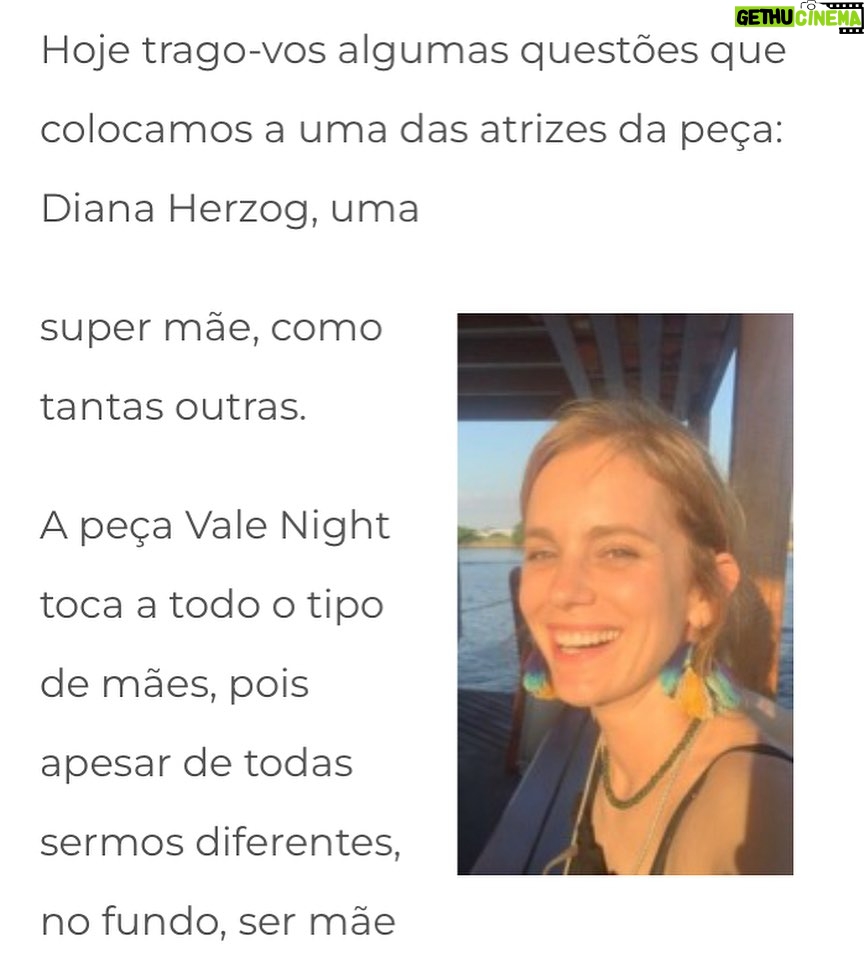 Nina Morena Instagram - A @silviareis.blog entrevistou nossa atriz e diretora @diana.herzog para o seu blog. Onde falaram sobre a vida, maternidade, similaridades entre o texto e a realidade. Foi uma troca ótima! Colocamos um pouco da conversa aqui, para ler na íntegra clica no link no perfil da nossa página. Lembrando que essa semana é a penúltima, só mais 3 apresentações. 19, 25 e 26 às 20:00hs no @samambaia.bar Reservas inbox ou pelo email teatrovalenight@gmail.com Só vem!
