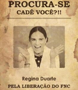 Nina Morena Instagram - Kd vc, abençoada?!?! 😠 #MovimentoArtigoQuinto #ATAC #TrabalhadoresDaCultura #TrabalhadorasDaCultura #SomosTrabalhadoresDaCultura #SomosTrabalhadorasDaCultura #TrabalhadoresDasArtes #TrabalhadorasDasArtes #CulturaEVida #CadeRegina @reginaduarte #reginaduarte @artigo5quinto @atac.cultura