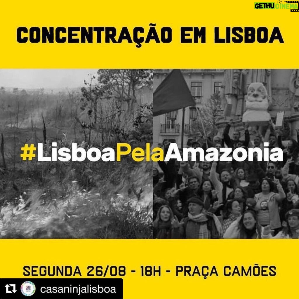 Nina Morena Instagram - Vamos, Lisboa! É muito sério o que está acontecendo e precisa PARAR!