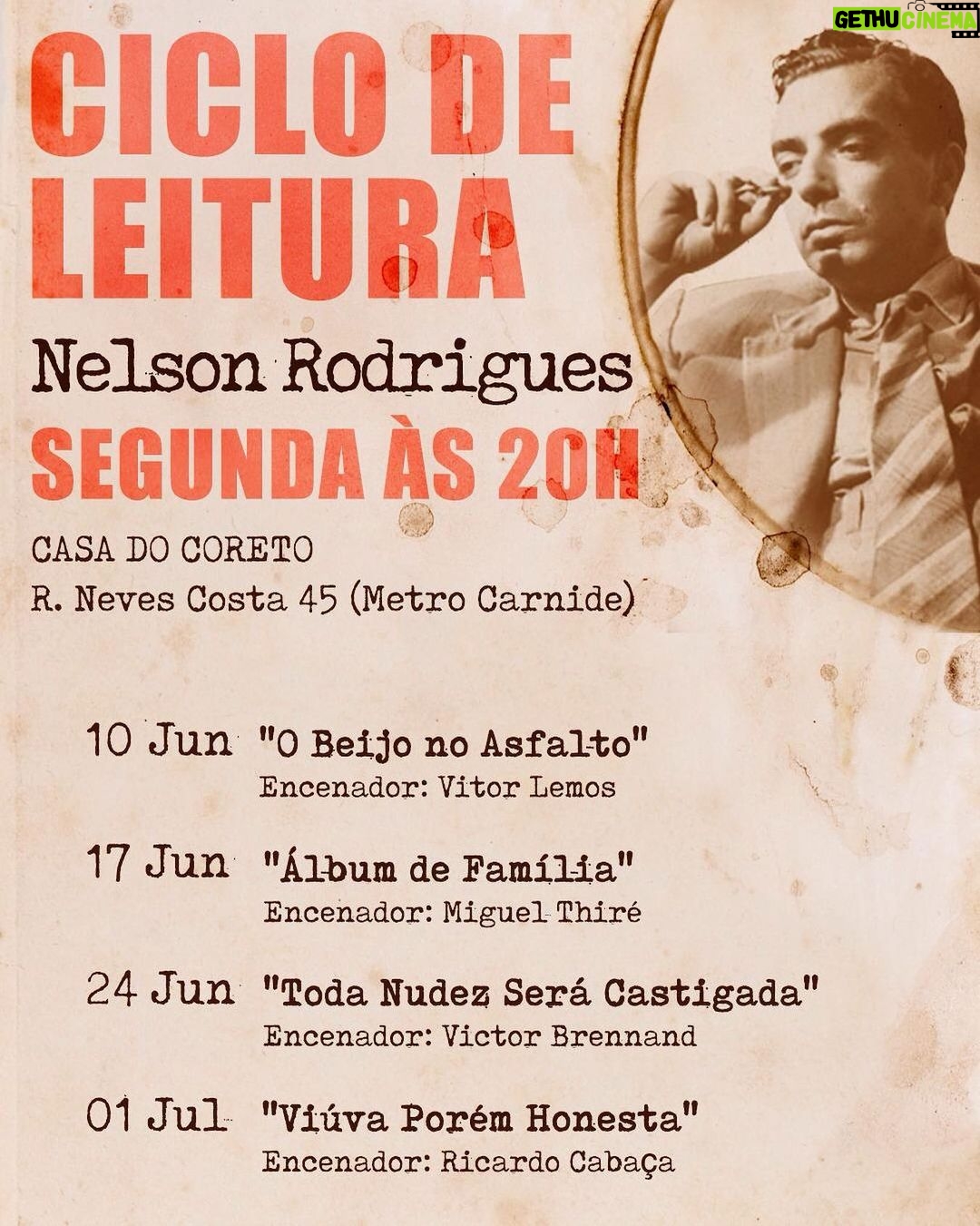 Nina Morena Instagram - Meu primeiro trabalho Lusitano. 🌈 Esse ciclo lindo de leituras do Nelson Rodrigues! Obrigada, querido @thiremiguel pela oportunidade! ❤️🍀🚀 Casa do Coreto