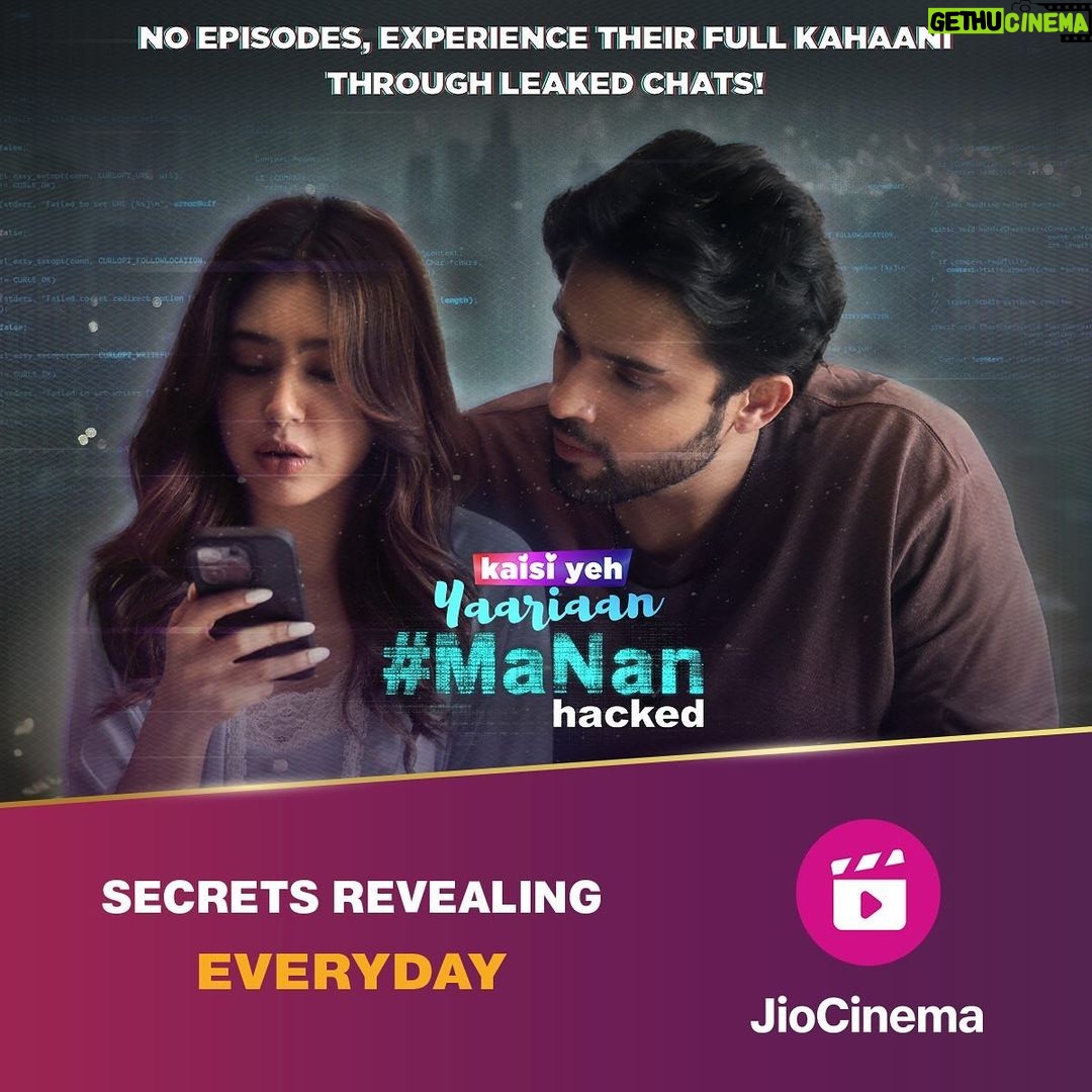 Niti Taylor Instagram - Ab honge #MaNan ke secrets reveal everyday! Experience their full kahaani through leaked chats of 2018, available only on the #JioCinema mobile app. #MaNanHacked #KaisiYehYaariaanOnJioCinema #KaisiYehYaariaan #KYY #NitiTaylor #ParthSamthaan #MaNan #KYYOnJioCinema @the_parthsamthaan @nititaylor @kishwersmerchantt @ashmitajaggy @mehulnisar @saumyabhandari @keylightinsta