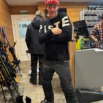 Noah Beck Instagram - learned how to ski in the swiss alps… (can never ski anywhere else, ever again)