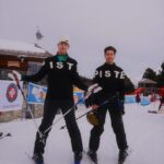 Noah Beck Instagram - learned how to ski in the swiss alps… (can never ski anywhere else, ever again)