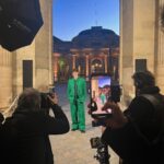 Noah Beck Instagram - wearing green like it’s my job a beautiful show @maisonvalentino <3