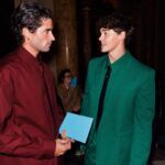 Noah Beck Instagram - wearing green like it’s my job a beautiful show @maisonvalentino <3