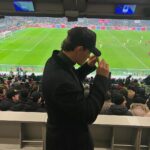 Noah Beck Instagram - fashion, footy, and good people🫂 Milano Stadio San Siro
