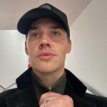 Noah Beck Instagram - fashion, footy, and good people🫂 Milano Stadio San Siro