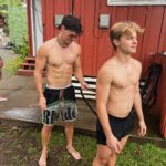 Noah Beck Instagram - the hose won.