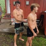 Noah Beck Instagram - the hose won.