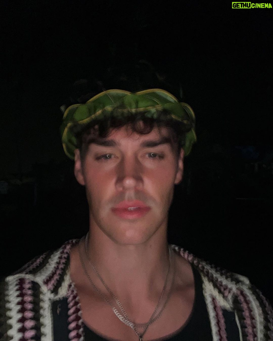 Noah Beck Instagram - somehow didn’t get a pic of the food at the luau