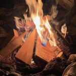 Noah Beck Instagram - nothing quite like a campfire and some family time<3