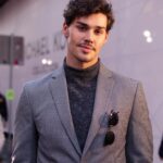 Noah Beck Instagram - snuck out of the office for this one @michaelkors #MKPartner