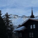 Noah Beck Instagram - “traveling rlly has expanded my palette” (eats bread, meat, and cheese) :p St. Moritz, Switzerland