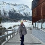 Noah Beck Instagram – “traveling rlly has expanded my palette” 
(eats bread, meat, and cheese) :p St. Moritz, Switzerland