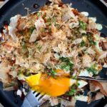 Nobi Nakanishi Instagram - It's official. Right now the finest okonomiyaki is at @hereslookingatyoula and you would be remiss not to order it as part your boozy brunch. #umami #okonomiyaki #oishii Here's Looking At You