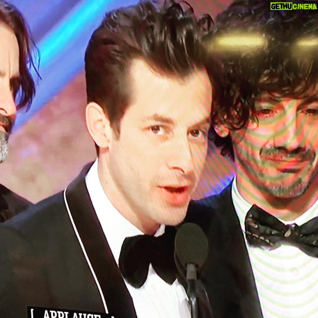 Nobi Nakanishi Instagram - @iammarkronson Face man wins an Oscar! Not surprised one bit. Congratulations you multitalented gentleman. We are all chasing the slipstream of your shooting star #a-team #astarisborn #oscars2019 Koreatown, Los Angeles