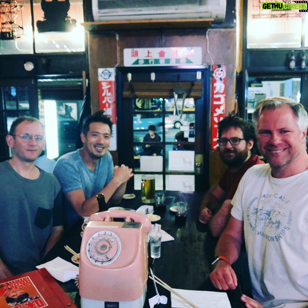 Nobi Nakanishi Instagram - Great to hang with the team for our Leviathan Chronicles production retreat. Heading towards our winter release one sake at a time. Sake House Miro