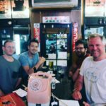 Nobi Nakanishi Instagram - Great to hang with the team for our Leviathan Chronicles production retreat. Heading towards our winter release one sake at a time. Sake House Miro