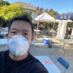 Nobi Nakanishi Instagram – First morning waiting to be made pretty at a base camp in forever. COVID precautions were well prepared! My plan was to grab food at @alldaybabyla afterwards but alas… good thing @konbi was nearby to pinch hit. As usual I ate the food before taking pics. 🤤 Echo Park, C.A. 90026