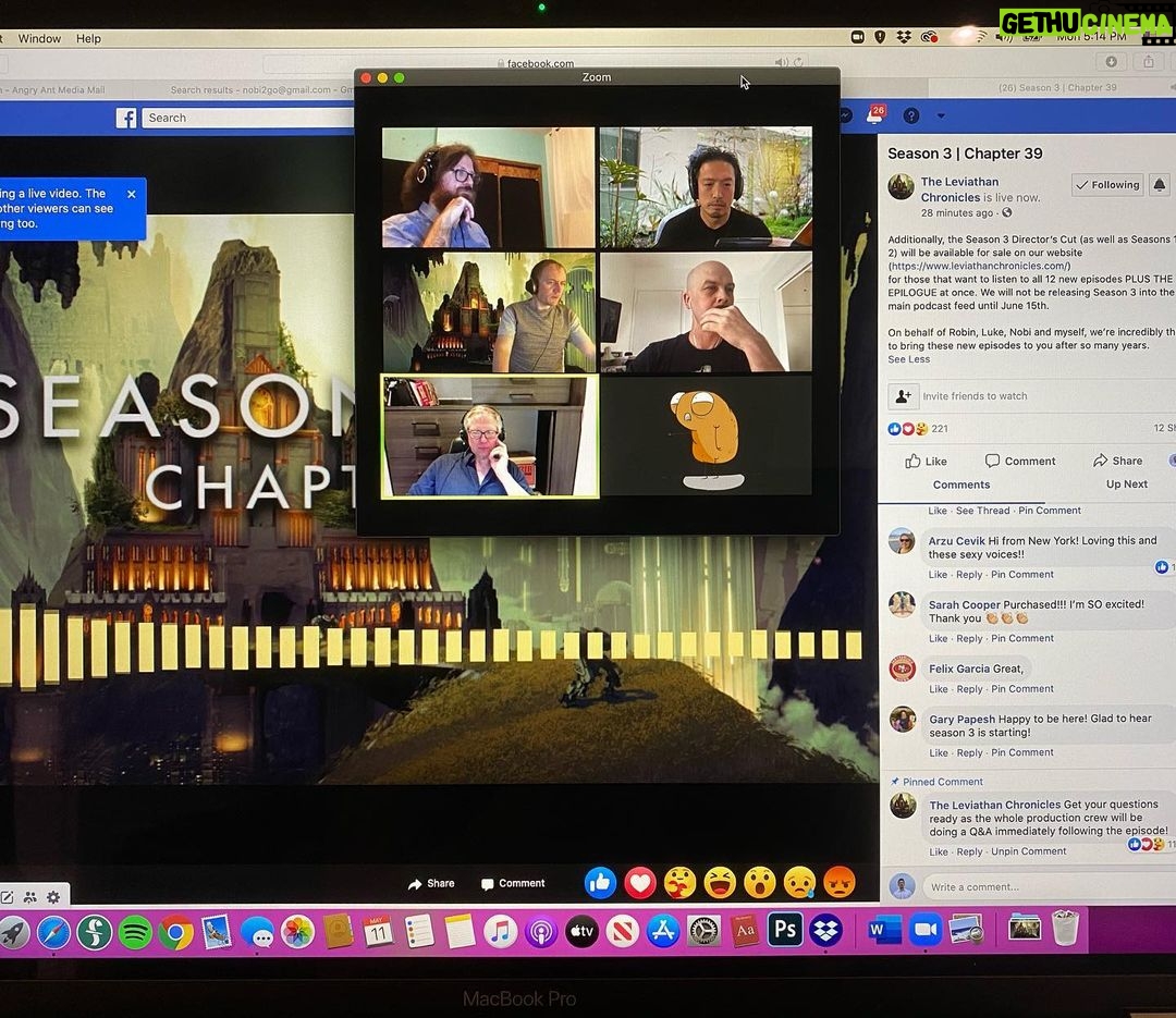 Nobi Nakanishi Instagram - And here we go. If you feel like joining our season 3 premiere livestream on Facebook, just find the Leviathan Chronicles page! #leviathanchronicles #facebook #livestream