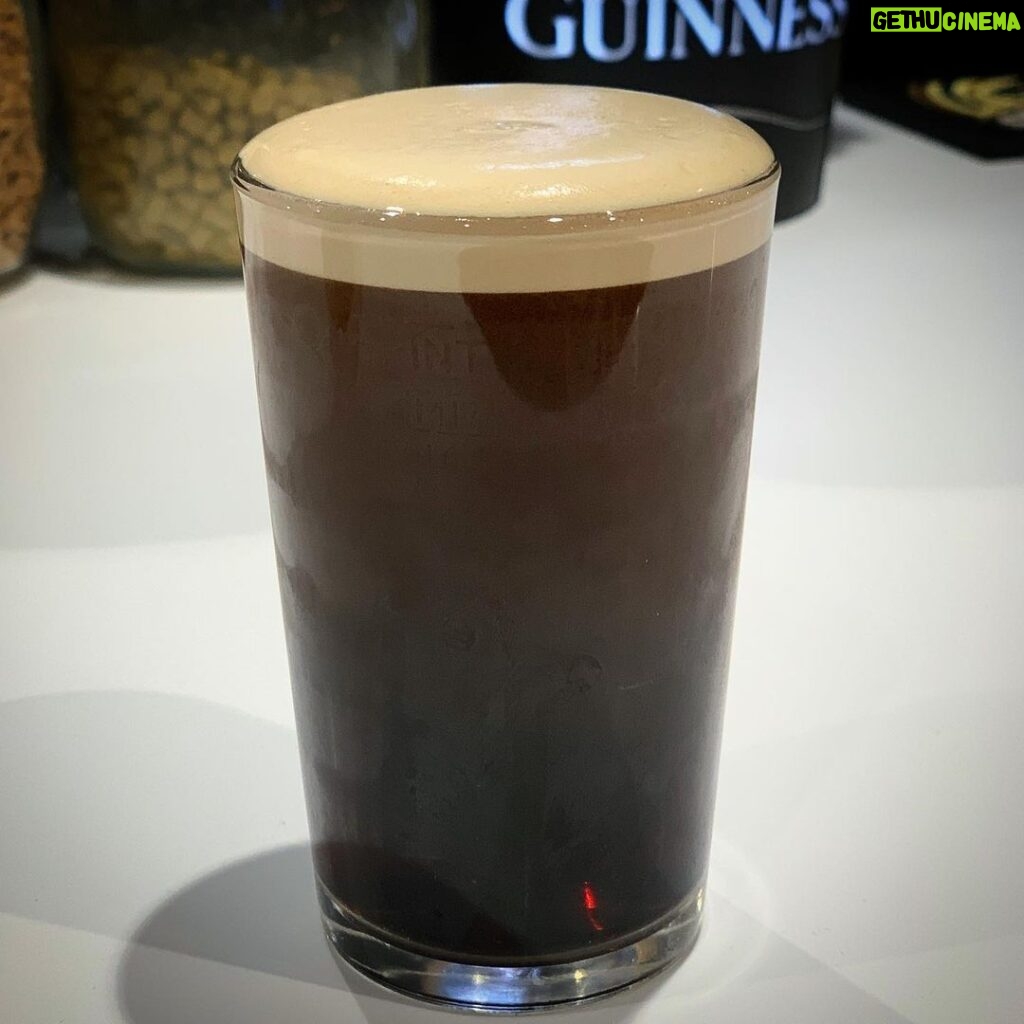 Nobi Nakanishi Instagram - Just when you thought breakfast at the airport couldn’t get any better... #guinness #justataste #carbmeup Dublin Airport