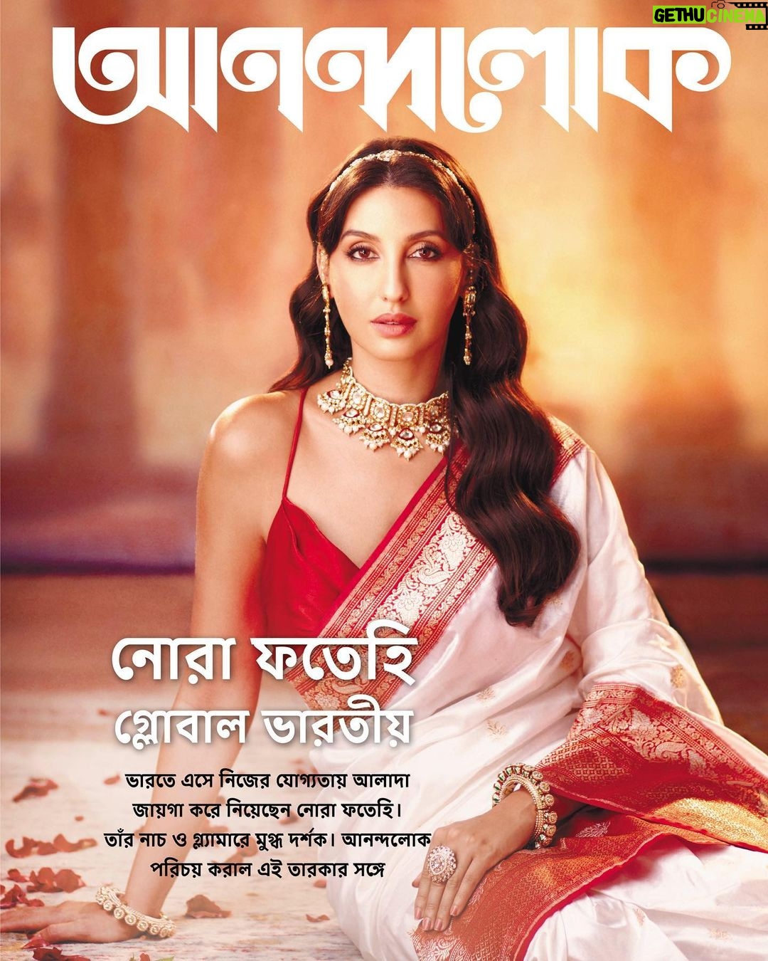Nora Fatehi Instagram - ❤️👑 @anandalok_abp @hypenq_pr @reshmaamerchant @hairstylist_madhav2.0 📷 @tejasnerurkarr