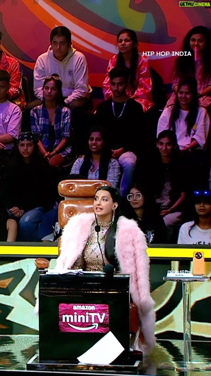 Nora Fatehi Instagram - The race to the finals is getting crazy.. i cant deal🔥🫣 @amazonminitv @remodsouza @wickedsunnyyyyy @ifeelking @realmenarzoin @govo.life @nissan_india @mamaearth.in @naukridotcom @framesproductioncompany #HipHopIndiaOnAmazonminiTV #BigBoldBeautiful #NissanIndia #NissanMagnite #BeCelebrated #HipHopWorldRecord #NoraFatehi #WickedSunny #HipHop #WatchNow #WatchFree #GullySeGloryTak #MyminiReel #miniReelMegaFeel