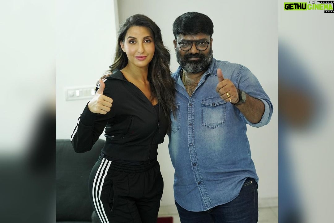 Nora Fatehi Instagram - Exploring the world of Matka the movie with my director @karunakumar.1 ! The detailing and planning by the entire team is incredible! Our shoot yesterday was a great start to this epic union! Cant wait to share more with you guysπ«ΆπΎπππ½π¬ π₯