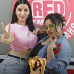 Nora Fatehi Instagram - Setting the studio on fire 🔥 with @norafatehi ! Watch them nail the ‘I’m Bossy’ step with the amazing @mymalishka! 🎶✨ #norafatehi #ImBossyChallenge #Dancewithnora