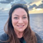 Norah Casey Instagram - I try never to miss a sunrise and this one at 6.40 over the ocean was beautiful … I was the only eejit on the top deck waiting for that little orange spark… it’s cloudy and I’ve seen more spectacular sunrises… but the one right in front of you is always the perfect sunrise, for that moment and that brand new day. Thankful as ever that I have a whole day of adventure ahead on the @norwegian__viva #inaugralsailing … full review @womansway and my new magazine #planetwomantravel