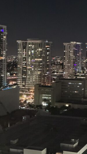Norah Casey Instagram - While you were sleeping… I landed in the city of lights… Christmastime in #miamiheat sparkling skyline, cool ocean breezes and the craziest traffic #solotravel #womenexplorers. #agreatadventureawaits #planetwomantravel