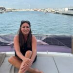 Norah Casey Instagram - What a treat… out cruising the ocean on a pristine white yacht - seeing @dubai from another side while swimming and sipping a little fizz… taking lots of mind snaps to carry my though those blustery rainy days ahead @burjalarab @aindubai #ferriswheel @atlantisthepalm @mmmdubai in good comoany with @sophie_morgs @hannah_stephensonpa @esohe.ebohon @andrealvaradot @finnpartnerstravel #sometimeslifeisgood 💚