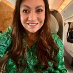 Norah Casey Instagram – Off gallivanting again – long weekend in Dubai via @emirates … not too early for fizz… right 😉??? Have some epic adventures coming up for the next few days … Dubai uncovered and also doing something I thought I would never do in my lifetime – let’s see if I’m brave enough #watchthisspace Departures, Terminal 2, Dublin Airport