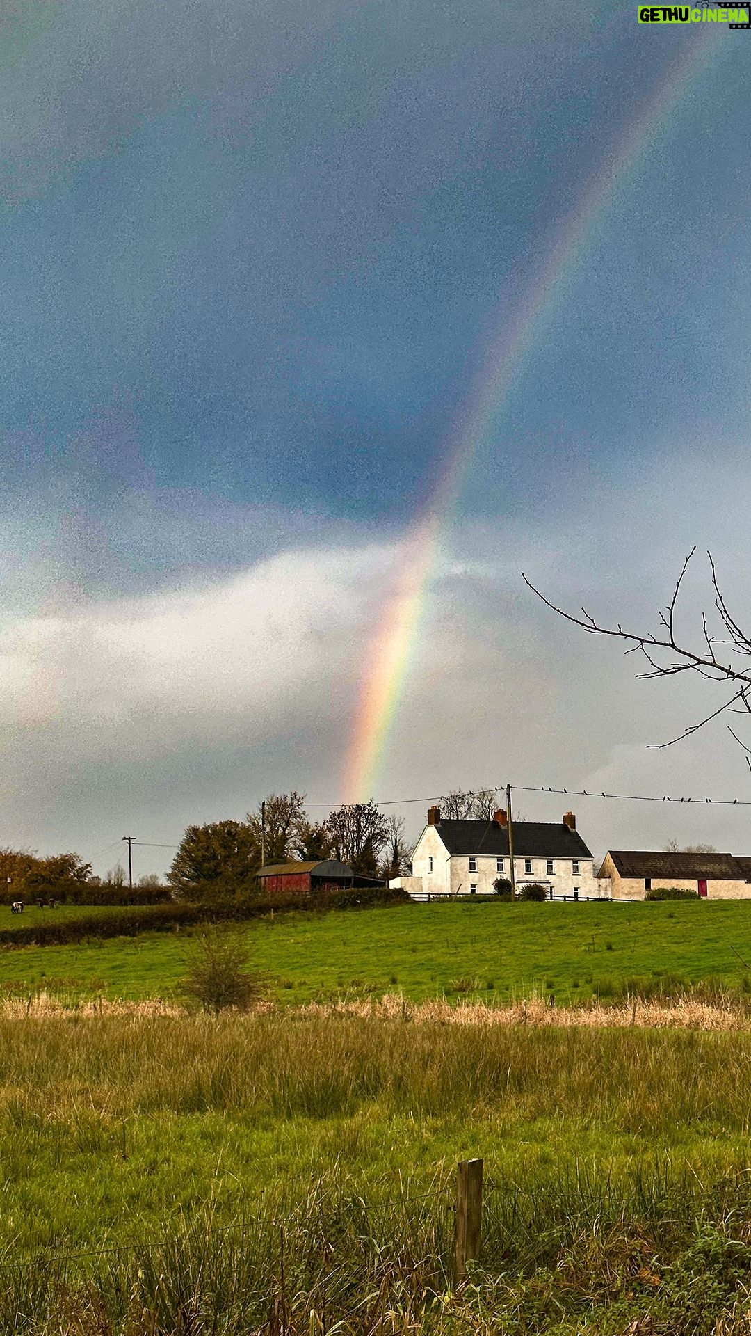 Norah Casey Instagram - Leitrim soothes my soul… rainbows only happen when rain and sunshine combine to make a little magic - beautiful day of sun and showers and the magnificent flamboyance of autumn #lovelyleitrim #myhappyplace @leitrimtourism County Leitrim