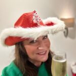 Norah Casey Instagram - Fizz, Santa hats and #miracleof34thstreet with @dara_casey @the_johnstown_estate #familytime #maynooth #straffan #dunboyne - half Dublin - half Leitrim and a little drop of Meath and Kildare #globalirish #christmastime Johnstown House Hotel Enfield