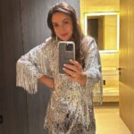 Norah Casey Instagram - #outout # diamanté themed gals night for Christmas … and I’m wearing the dress …. Normally I bottle it and go for black but what the heck… it’s that time of year for sparkles and there’s nothing better than a girls night out to celebrate another year of great friendship, laughter and fun #champrschristmasnight @lottieb72 @rachel.supple @val.quinn @michael_spillane1 @rachel.supple @carmel_breheny @emmacoppola67 @jeananntm #quorum 😂🙌 ✨