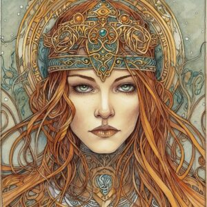 Norah Casey Instagram - We make strong women fierce because we really don’t believe that the meek will inherit the earth. And so it is that we have two enduring and opposing images of Brigid - the saintly abbess and the fierce goddess. Maybe she’s both. 
I’ve never felt comfortable with well meaning people depicting me as a Dragon - I was also a nurse and at times I am the furthest thing from what you might imagine a Dragon to be. Maybe like Brigid we are all a bit more complex and what you see on the surface is not who we really are. I know many quiet introverts who could rule the world and seemingly feisty women who struggle with that ‘imposter syndrome’. Like Brigid - we are all hybrids. A perfect incarnation of all those complex traits that make us who we are - at times meek at times fierce. Our physical appearance rarely reveals what lies beneath. As for Brigid…she was smart, feisty, kind and independent, she was one cool saint, a champion of the poor and women and a beacon of tolerance - here’s to our Matron Saint Brigid today and all the great women warriors of Ireland - the quiet and the fierce. Maybe we don’t always have to be feisty or meek to inherit the earth - just true to ourselves 💚 #láféilebríde #stbrigidsday