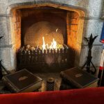 Norah Casey Instagram - Baby it’s cold outside… but so cozy inside @cabracastlehotel #blazingfire #cuteelephants 💚